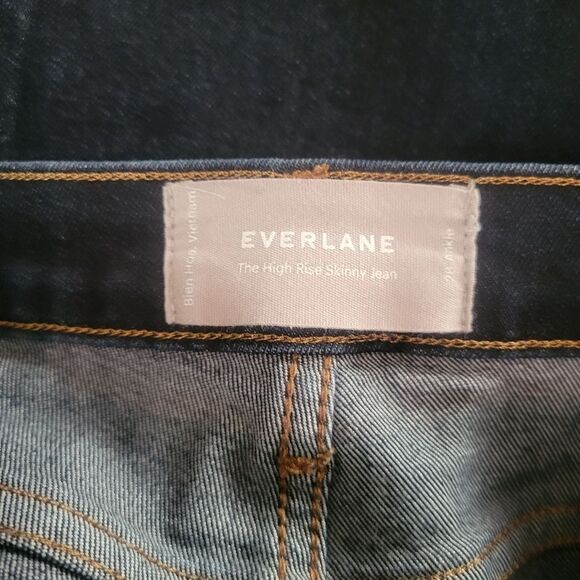 Everlane The High Rise Skinny Ankle Jeans Size 28 - Picture 5 of 7